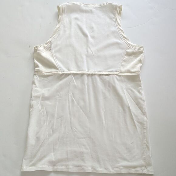 BRUNELLO CUCINELLI Scoopneck Tank Silk Trim - Picture 3 of 10